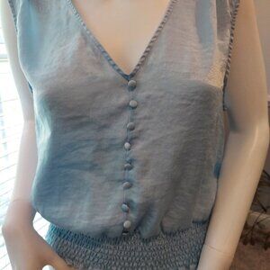 Laundry ( Shelly Segal ) Blue sleeveless